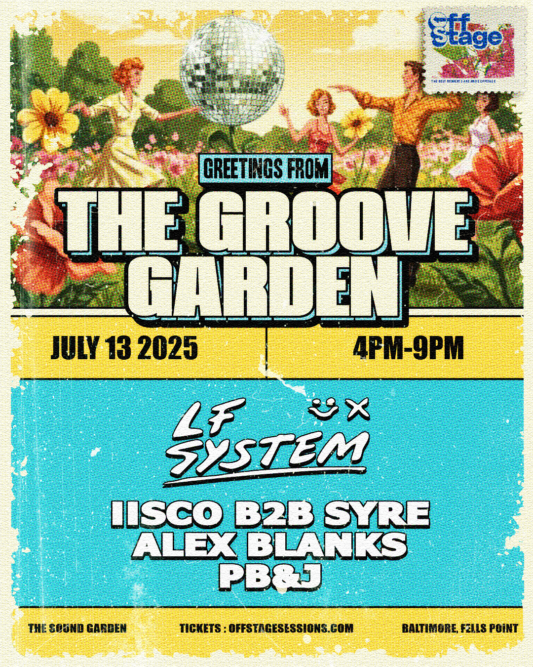 OFFSTAGE "GROOVE GARDEN"
